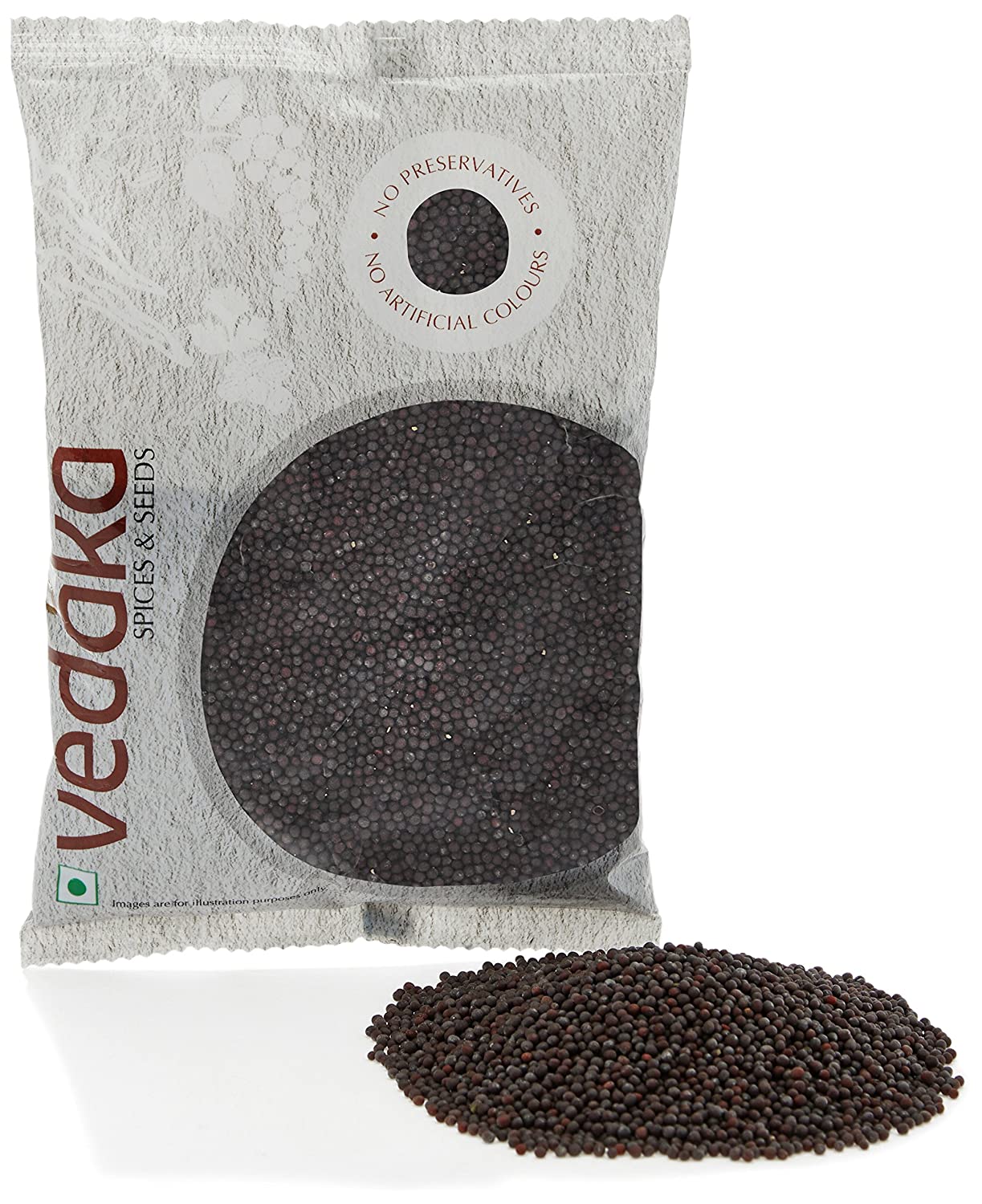 Vedaka Mustard Seeds (Rai) Big , 200g