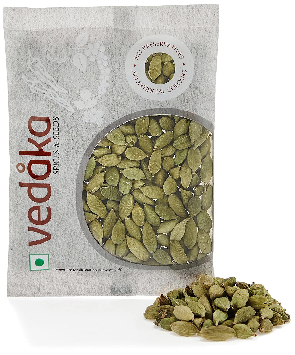 Vedaka Cardamom (Elaichi), 50g, Small