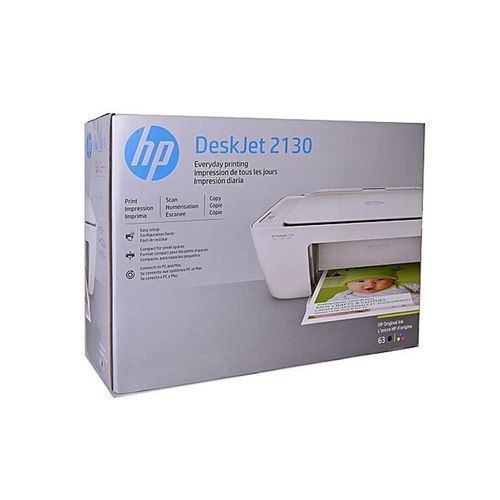 HP 2130 DeskJet All-In-One Printer (Print ,Copy & Scan) + Free USB Cable – White