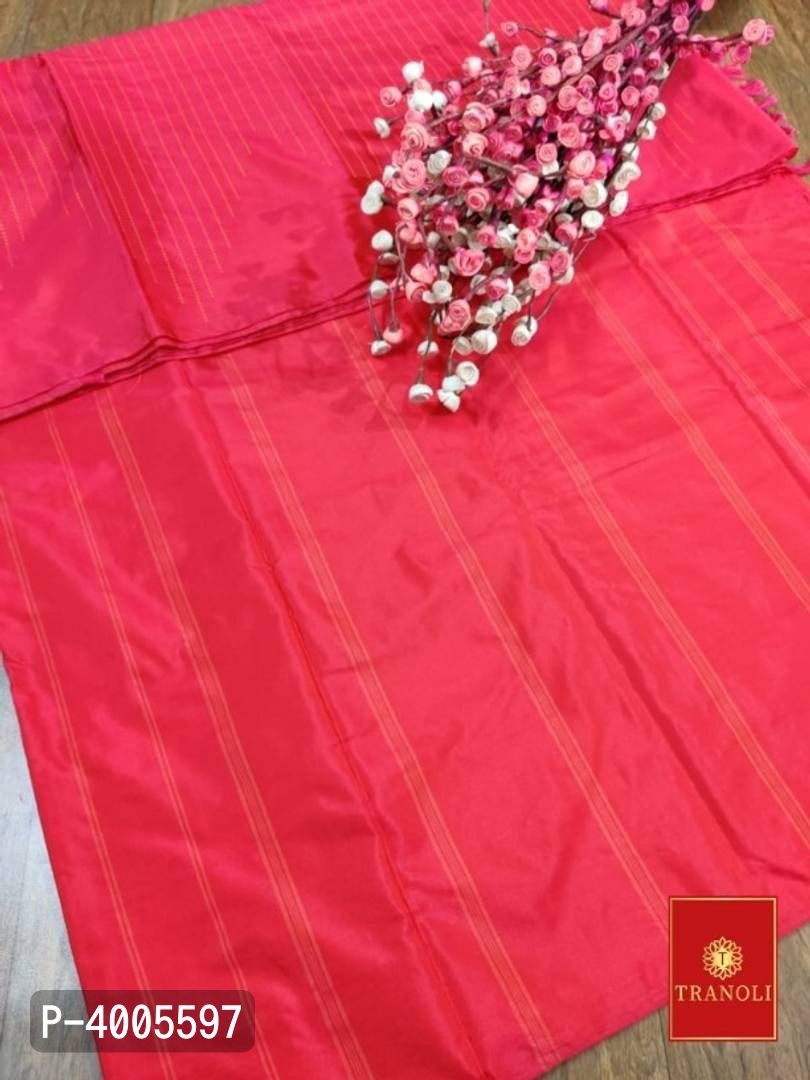 Nalli - Orange Jute Silk Saree with Plain body and Plain border.Includes  Unstitched Blouse.The price of this saree is Rs.5,933.00/-. Shop Online!  http://www.nallisilks.com/store/catalog/product/view/id/10246/s/orange-jute- silk-saree/category/25/ | Facebook