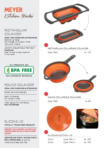 ROUND COLLAPSIBLE COLANDER