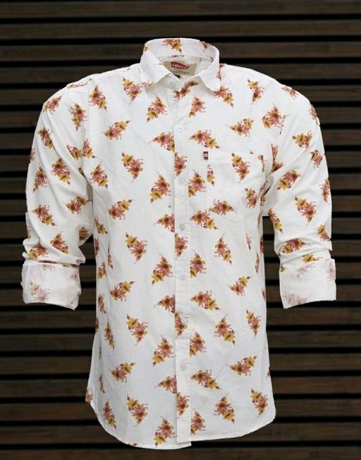 Men Cotton Semi Formal Shirt