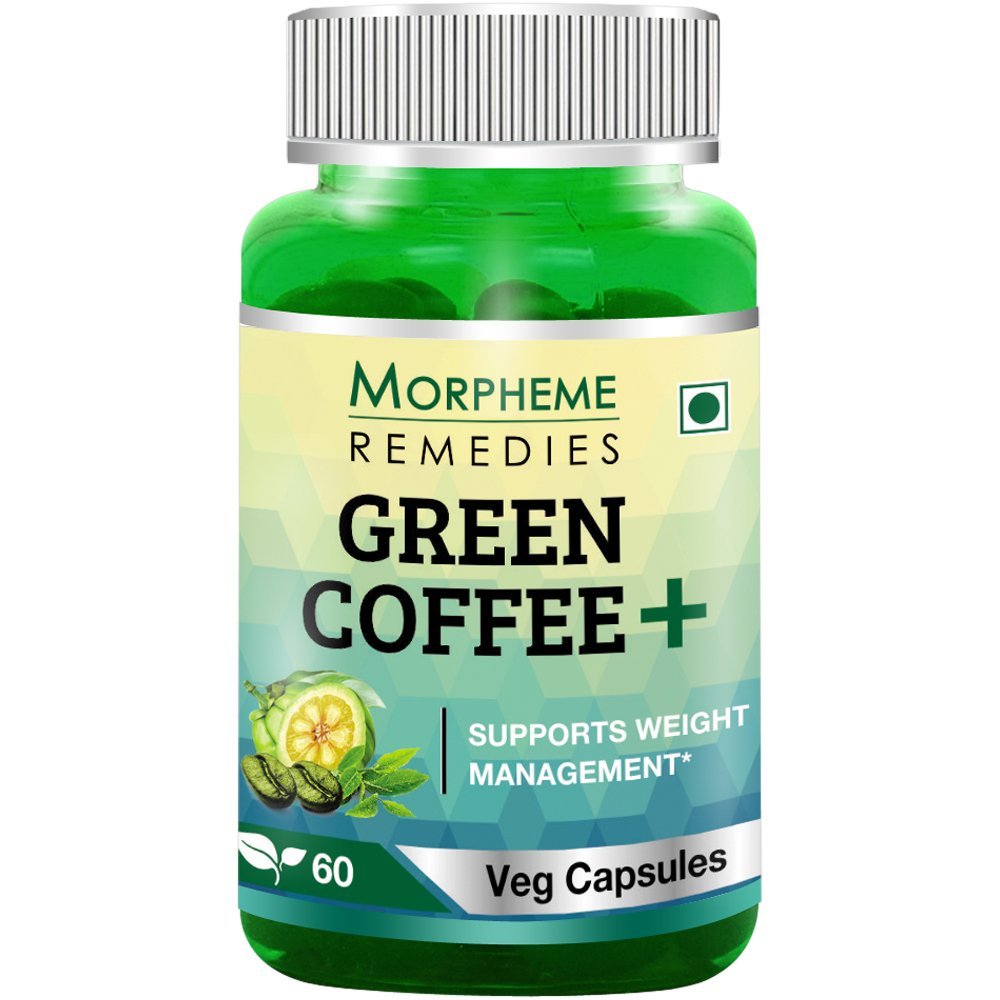 Morpheme Remedies Green Coffee+ (Garcinia + Green Coffee + Green Tea) 60 Veg Caps