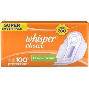 Whisper Sanitary Pads - Choice Wings Regular