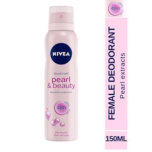 Nivea Deodorant - Pearl & Beauty, Women
