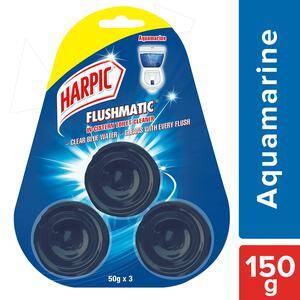 Harpic Flushmatic In-Cistern Toilet Cleaner - Aquamarine