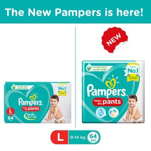 Pampers New Dry Large - 64 Diaper Pants