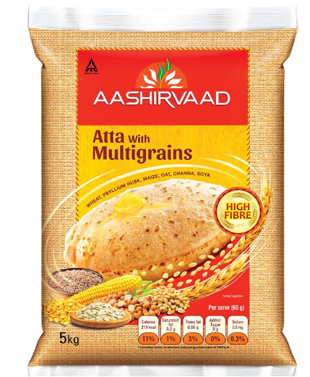  (5kg)  Aashirvaad Multigrains Atta