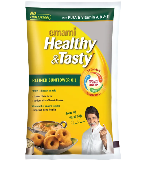  (  1 L ) Emami Healthy & Tasty Refined Sunflower Oil