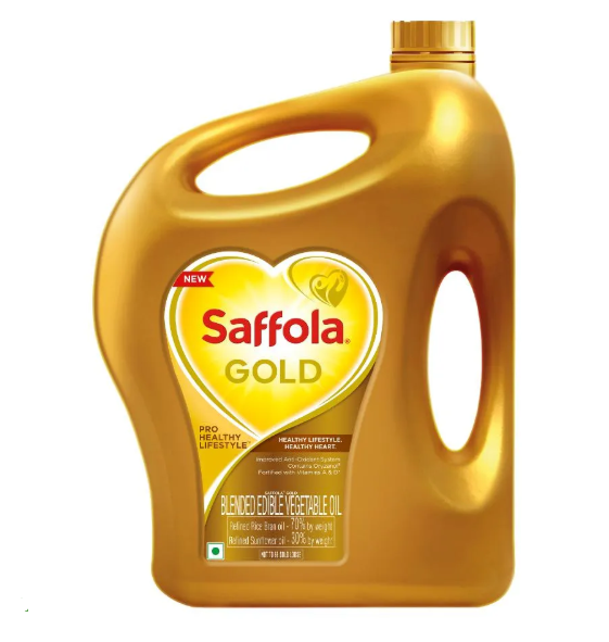  ( 5 L )  Saffola Gold  Pro Healthy Lifestyle Refined Oil 