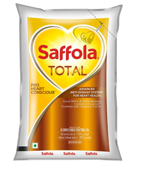  ( 1 L )  Saffola Total-Pro Heart Refined  Oil