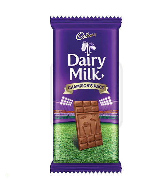 ( 130 gm ) Cadbury Dairy Milk Chocolate Bar  Champion Pack,