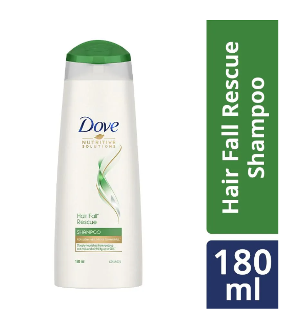 180 ml) Dove Hair Fall Rescue Shampoo