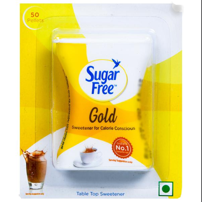 50 pellete Sugar Free Gold 