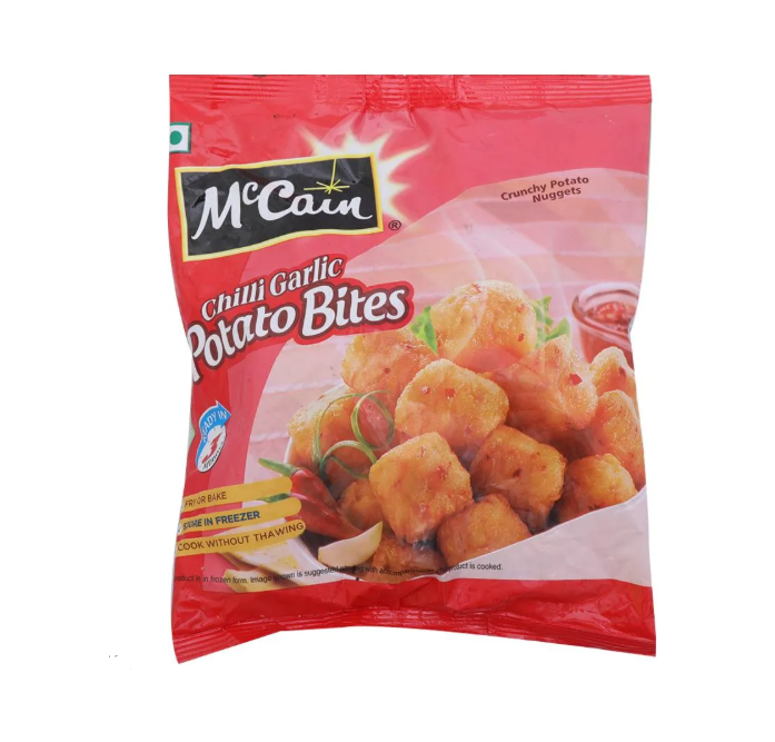 (420 gm) McCain Crunchy Potato Nuggets - Chilli Garlic Potato Bites