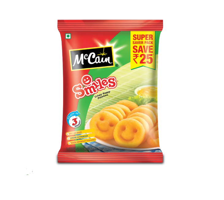 (750 gm ) McCain Smiles Crispy - Happy Potatoes