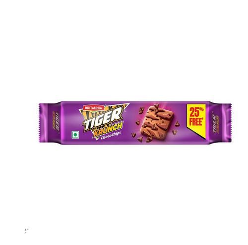 (80 gm ) Britannia Tiger Krunch Chocochip Biscuits