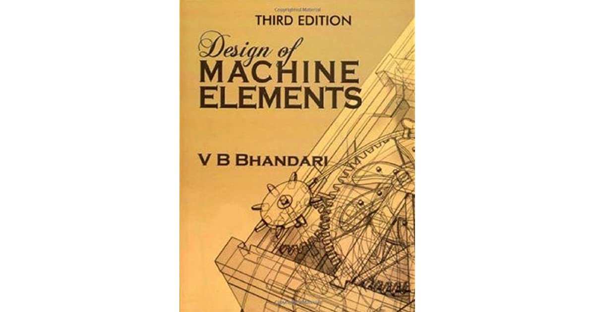 Design of Machine Elements by Bhandari