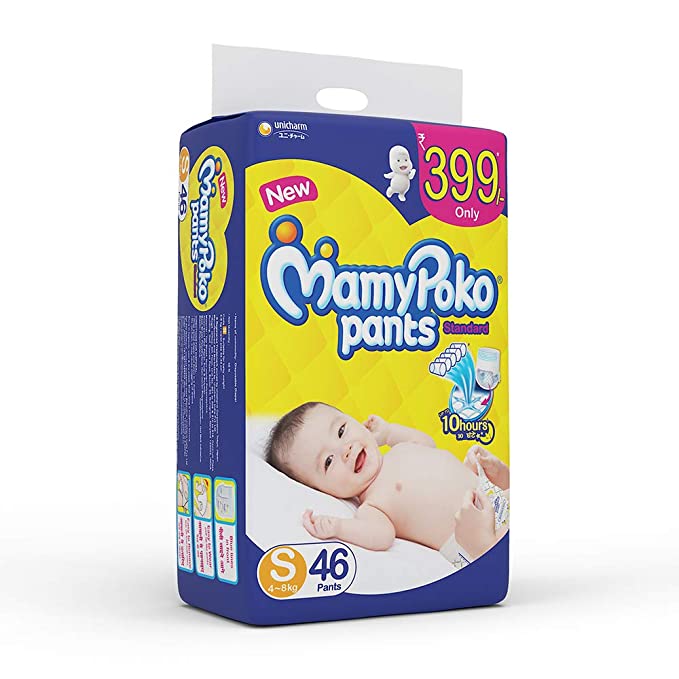 MamyPoko Standard Diaper Pants, Small (Pack of 46)