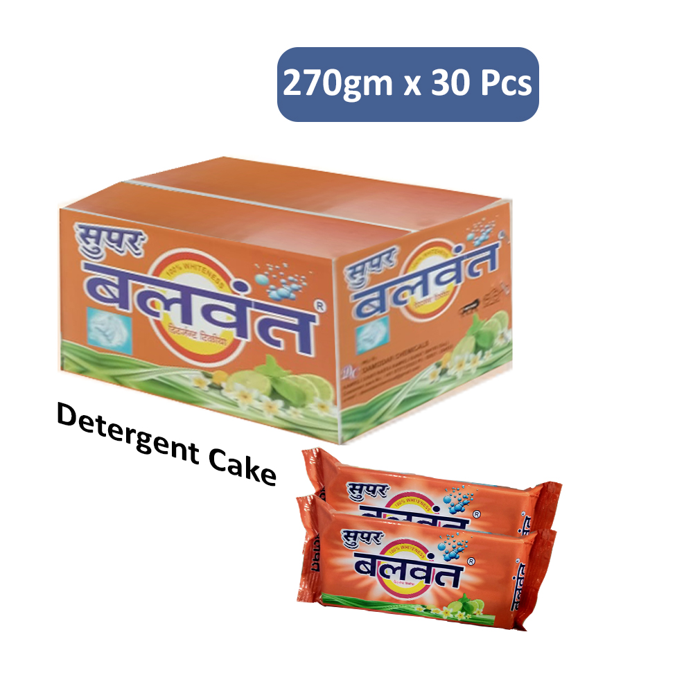 Balwant Detergent Soap (270gm X 30 Soaps)