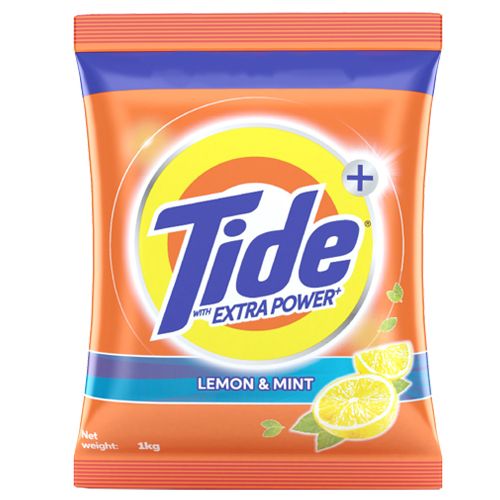 Tide Plus Detergent Powder - 1 kg(Lemon and Mint )