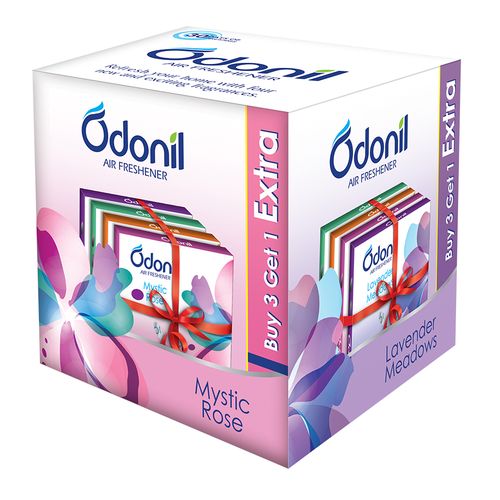 Odonil Toilet Air Freshener Mix (3+1), 50 g