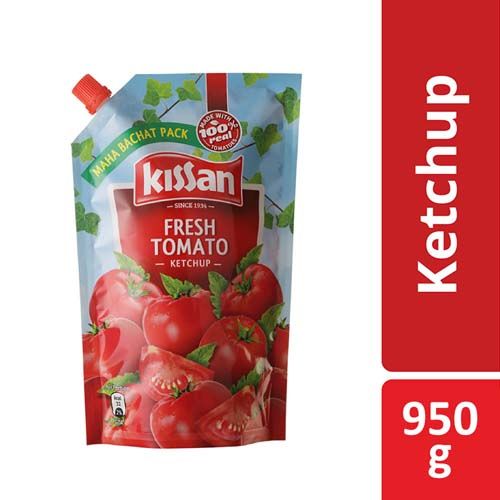 Kissan Tomato Ketchup, 950 g Pouch