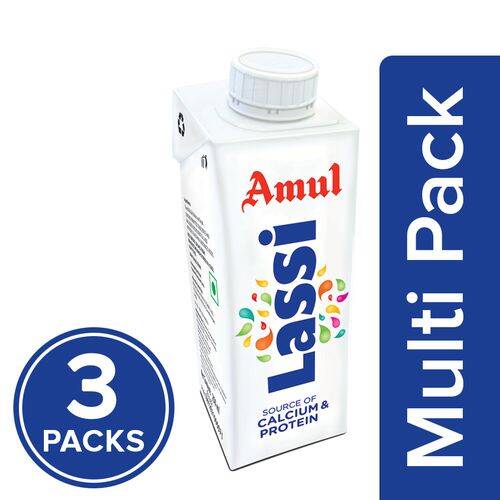 Amul Lassi, 3x250 ml Multipack