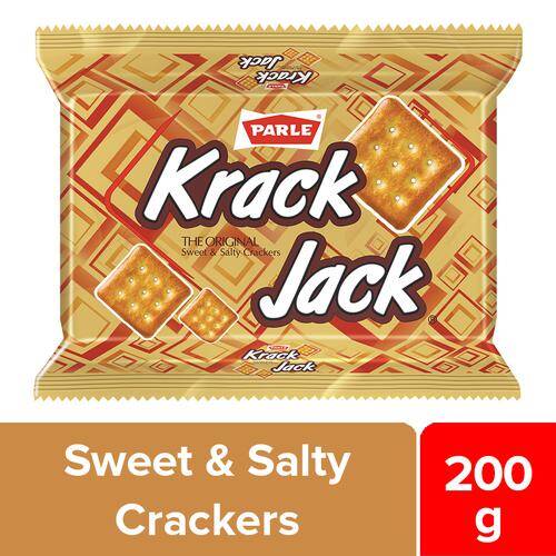 Parle Krackjack Biscuits, 200 g Pouch