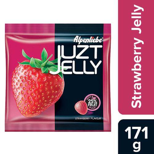 ALPENLIEBE Juzt Jelly - Strawberry Flavour, 45 pcs Pouch