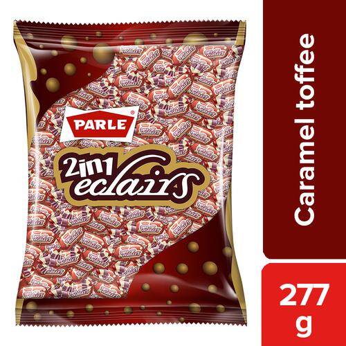 Parle 2 In 1 Eclairs, 277 g Pouch