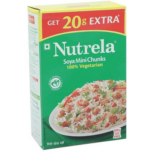 Nutrela Soya - Mini Chunk, 200 g Carton