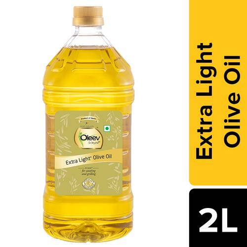 Oleev Extra Light Olive Oil - Frying, Sauteing & Grilling, 2 L