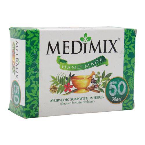 Medimix Bathing Soap - Ayurvedic Soap with 18 Herbs, 125 g Carton