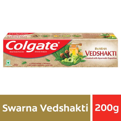 Colgate Toothpaste - Swarna Vedshakti, 200 gm