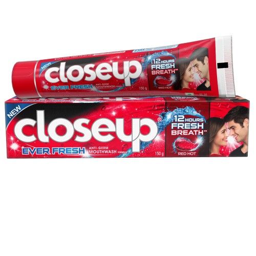 Close Up Everfresh+ Anti-Germ Gel Toothpaste - Red Hot, 150 gm