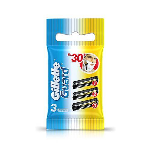 Gillette Guard - Cartridges, 3 pcs Pouch