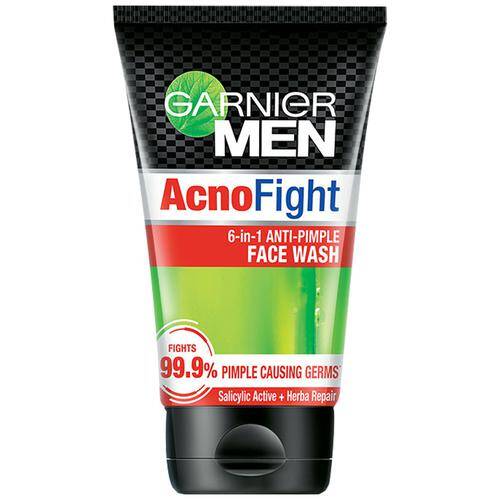 Garnier Men Acno Fight Anti-Pimple Face Wash, 100 gm