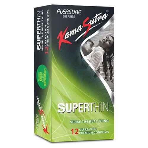 Kamasutra Superthin Condoms, 12 pcs