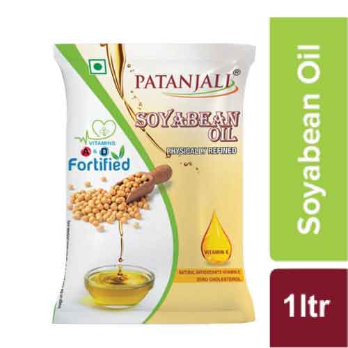 Patanjali Soyabean Oil 1 Ltr Pouch