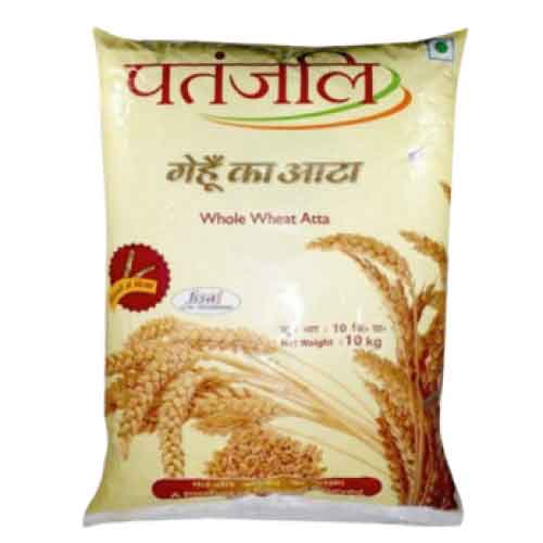 Patanjali Whole Wheat Atta  (10 kg)