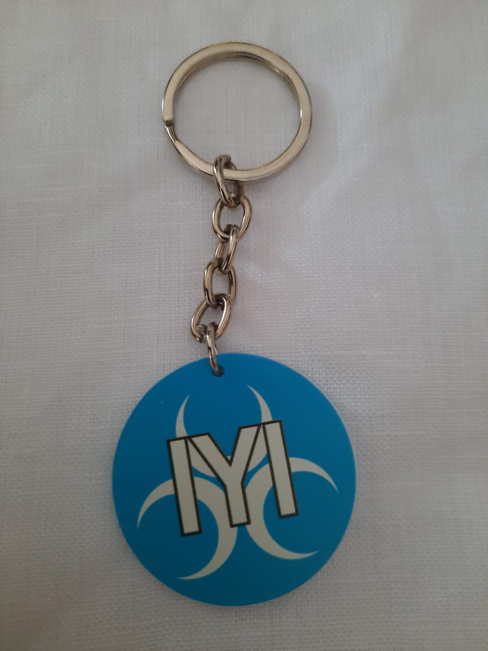 IYI Blue X Printed Keychain