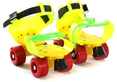 Aurion RS Adjustable Plastic Roller Skates_Assorted Colors