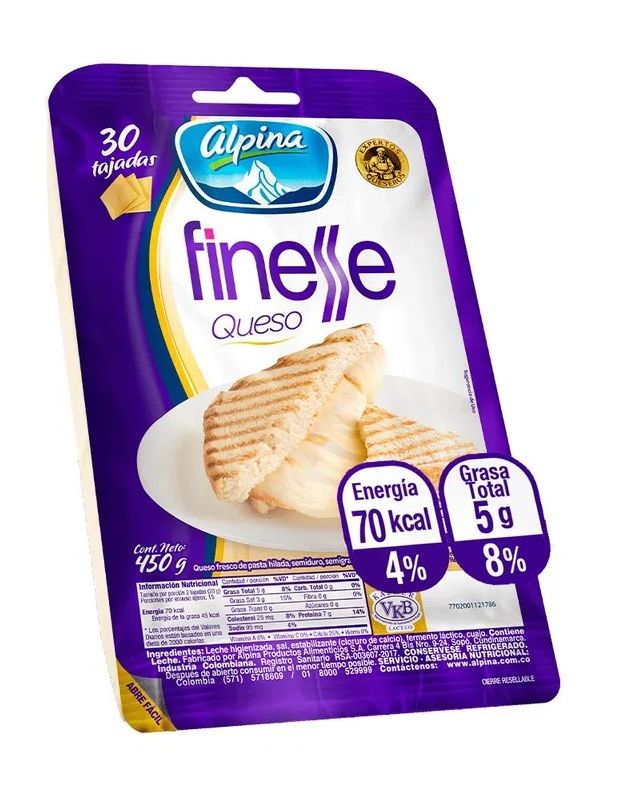 Queso Finesse Alpina 450gr
