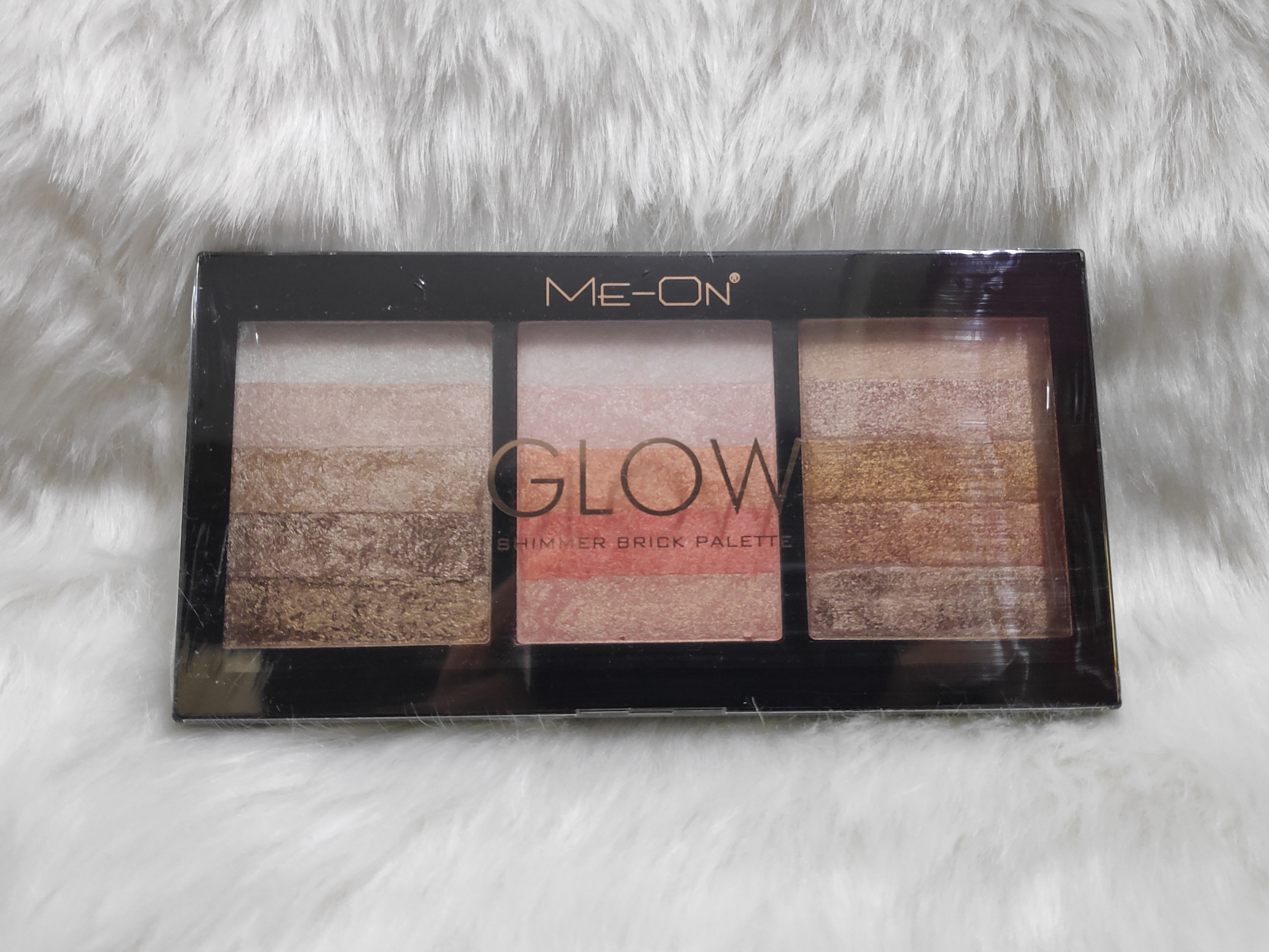 Me-On Shimmer Brick Glow 3 Shades Highlighter(Pure Pigmented)