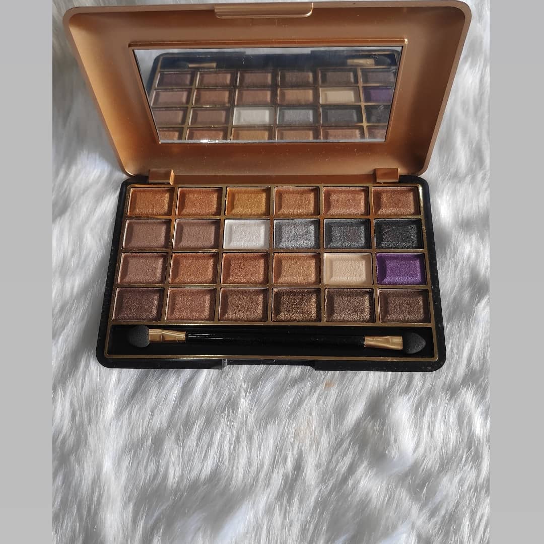 MISS ROSE professional make up 24 shades shimmer palette