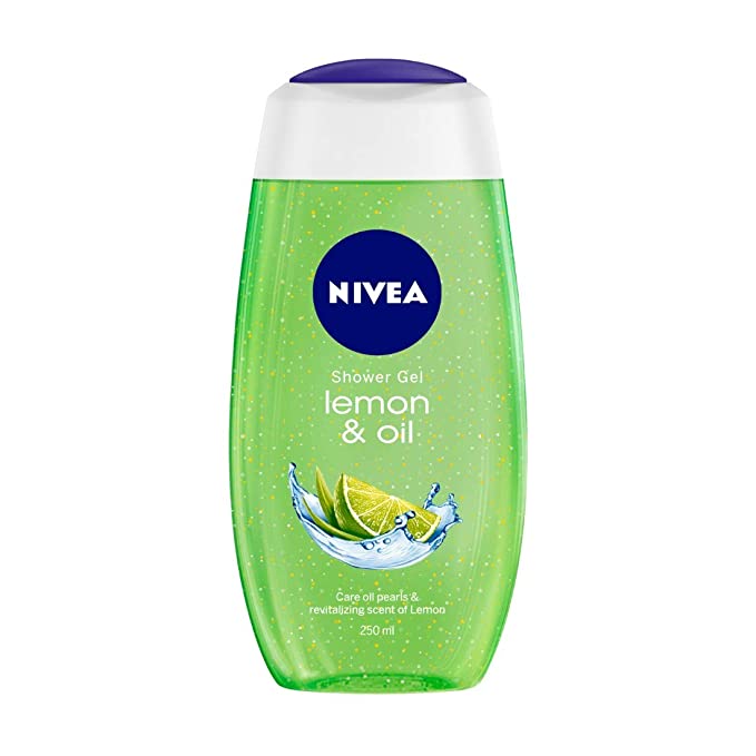 NIVEA Shower Gel, Lemon & Oil Body Wash, Women, 250ml