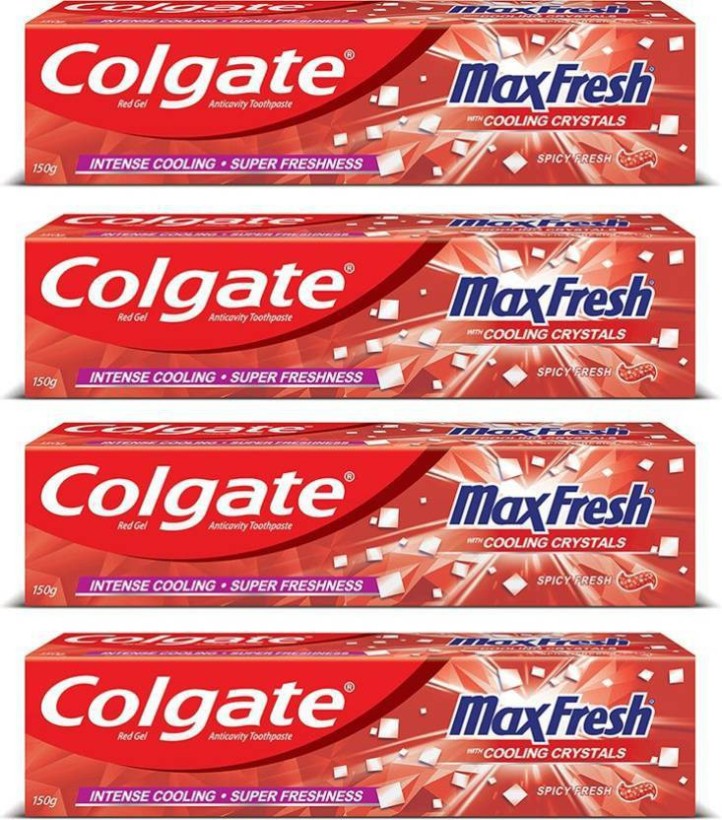 COLGATE MAX FRESH 150 gm × 4 packs