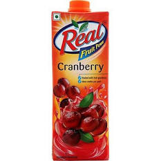 REAL JUICE CRANBERRY 1 Lit. 