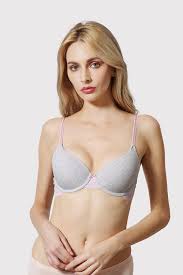 VanHeusen 32B/LT Grey Melange Strapless